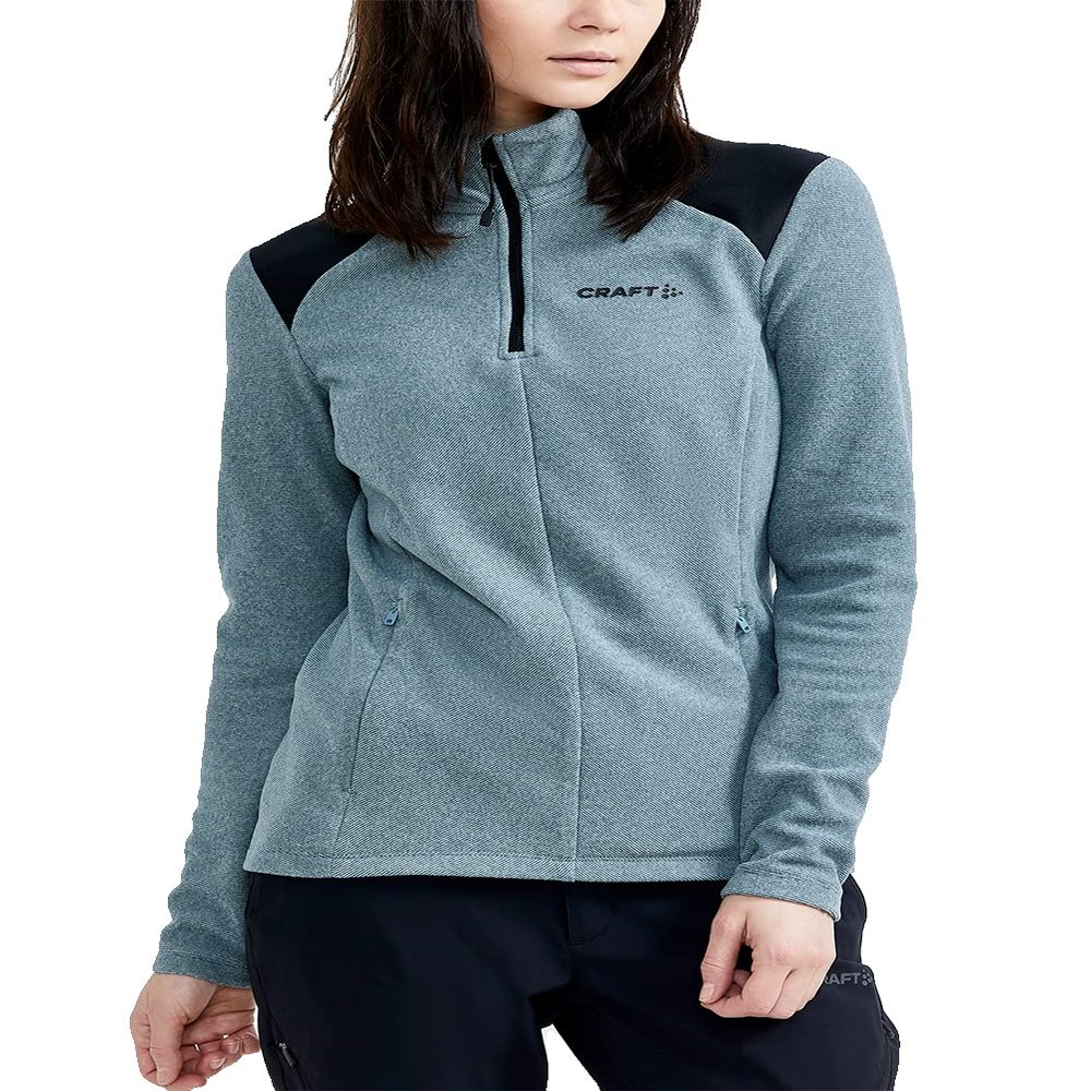 Craft Sportswear Women's CORE Edge Thermal Midlayer - XL, Trooper Black
