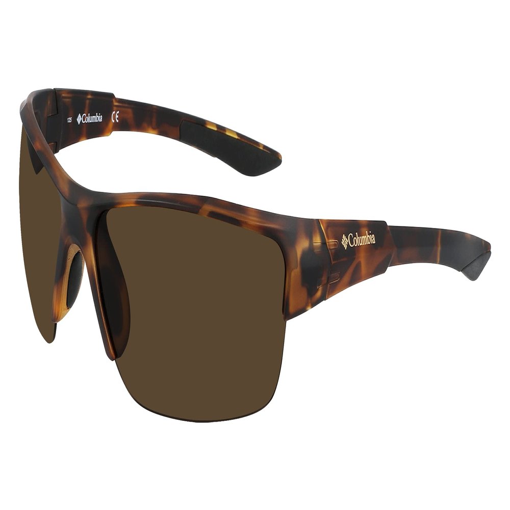 Columbia Men's Sunglasses WINGARD- Matte Dark Tortoise with Brown Polarized Lens
