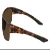 Columbia Men's Sunglasses WINGARD- Matte Dark Tortoise with Brown Polarized Lens view 3