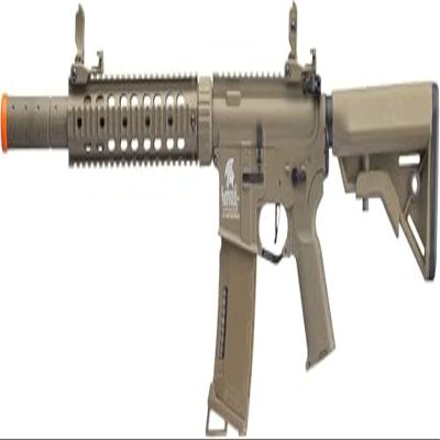 Lancer Tactical Gen 3 M4 SD Nylon Polymer Airsoft AEG Gun with Programmable Fast Trigger & Mosfet