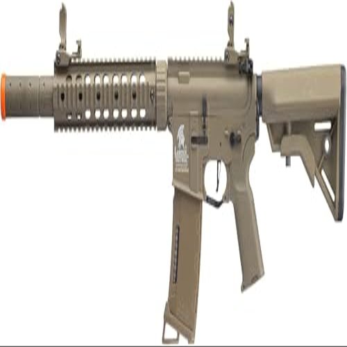 Lancer Tactical Gen 3 M4 SD Nylon Polymer Airsoft AEG Gun with Programmable Fast Trigger & Mosfet