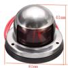 1Pair 12V Stainless Steel Red Green Bow LED Navigation Lights Boat Marine Indicator Spot Light Marine Boat Yacht Sailing Light DaJiKan view 2