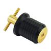 Brass + Rubber Yacht Hull/Twist Drain Plug Turn-tite Plug DaJiKan view 1