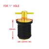 Brass + Rubber Yacht Hull/Twist Drain Plug Turn-tite Plug DaJiKan view 2