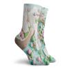 GULTMEE Easter Bunny Funny Compression Socks Women and Men,Photo Of Chocolate Eggs Sweet In Pastel Colors Spring Time,Best for Circulation,Running,Athletic,Nurse,Travel,Multicolor -12 inch view 2
