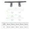 5 Inch 316 Stainless Steel Marine Boat Hollow Base Cleat Heavy Duty Boat Hollow Base Cleats for Marine Yacht Boat DaJiKan view 3