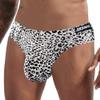 JOCKMAIL Brand Sexy Men Underwear Leopard Pattern Playful Printed Men Briefs Men Panties (X-Large, White) view 2