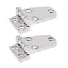 2pcs 316 Stainless Steel Flush Door Hatch Compartment Folding Bending Hinge Casting for Boat Marine Boat Accessories Marine DaJiKan view 4