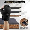 Weighted Hand Gloves 5lb(2.5lb Each), Soft Iron Fitness Gloves, Washable, for Gym Boxing Swimming Strength Training (5lb) view 2