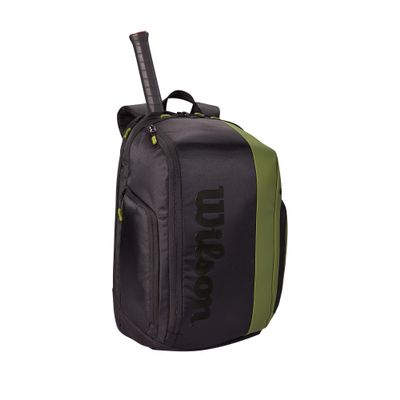 Wilson Blade V8 Super Tour Tennis Backpack - Green/Black, Holds up to 2 Rackets