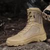 hongrenamz Mens Hiking Boots Waterproof High Hiking Shoes Outdoor Trekking Boots Non Slip Camping Boots Sand-EU40/US7.5 view 3