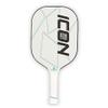 Diadem ICON Pickleball Paddle (White, Mid, 8oz) | Graphite Carbon Fiber, Honeycomb Core, Fiberglass Face, Ultra Sleek Edge Guard, Spin Friendly | Indoor/Outdoor | USAPA Approved view 4
