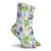 GULTMEE Fashion Compression Socks,Abstract Hallucinatory Fractal Morphing Brushstroke Diffraction Work Of Art,Performance Polyester Cushioned Athletic Crew Socks for Running,Athletic, -12 inch view 2