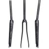 DAFATEFA 1-1/8" 700C 3K T800 Full Carbon Fiber Rigid C-Type Clamp Brake Road Bike Fork, 28.6mm Threadless Straight Tube Superlight Bicycle Front Forks Expander Top Cap view 2