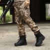 hongrenamz Mens High Hiking Boots Lightweight Outdoor Trekking Camping Shoes Black-EU44/US10 view 4
