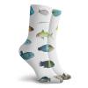 GULTMEE Funky Colorful Cushion Sport Socks,Marine Life Creatures With Cardinalfish Clownfish Stingray Exotic Fauna Sea Theme,Athletic Cushioned Running Performance Crew Socks For Men/Women, -12 inch view 2