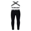 Moggemol Girls Camouflage Printed Racer Back Crop Top with Legging Pants 2 Pcs Gymnastics/Dance/Sports Set Orange-D 16 view 3