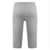 easyforever Kids Girls Dance Gymnastics Stretchy Ripped Knee Crop Leggings Pants Workout Trousers Tights Grey 2-3 view 2