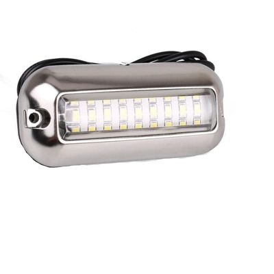 4X 3 LED 12V Boat Stair Deck Side Marker Light Courtesy Lights Indicator Turn Signal Lighting Marine Boat Accessory Taillight DaJiKan (Color : 1Pc Blue 27LED 50W)