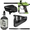Action Village Kingman Spyder Fenix Insane Paintball Gun Package Kit (Gloss Lime, Tank Size: 68/4500)