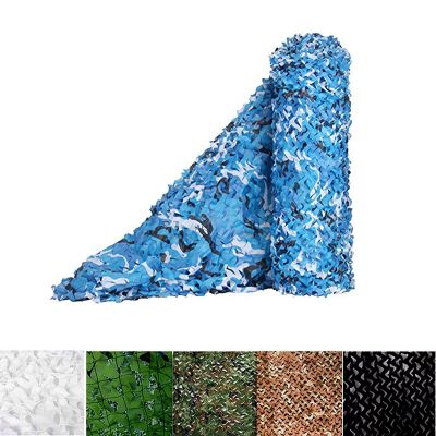 BcofoA Outdoor Camouflage net, Military Camouflage Sunshade Net,Camo Netting Camping Hunting, Garden Party Event Decoration, Size (Color : Ocean, Size : 65.6ftx5ft/20mx1.5m)