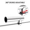 KAOLALI 2PCS Boat Fishing Rod Holder Marine Stainless Steel Adjustable Rail Rod Holder Clamp on Rail Mount 7/10" (18mm) to 1" (26mm) (Stype-2) view 4