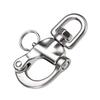 316 Stainless Steel Swivel Shackle Quick Release Boat Anchor Chain Eye Shackle Swivel Snap Hook for Marine Boat Yacht Hardware DaJiKan view 1