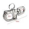 316 Stainless Steel Swivel Shackle Quick Release Boat Anchor Chain Eye Shackle Swivel Snap Hook for Marine Boat Yacht Hardware DaJiKan view 2