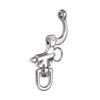 316 Stainless Steel Swivel Shackle Quick Release Boat Anchor Chain Eye Shackle Swivel Snap Hook for Marine Boat Yacht Hardware DaJiKan view 3