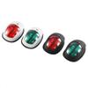 2Pcs/Set 10V-30V Universal ABS LED Navigation Light Signal Warning Lamp Signal Lamp for Marine Boat Yacht Truck Trailer Van DaJiKan (Color : White) view 2