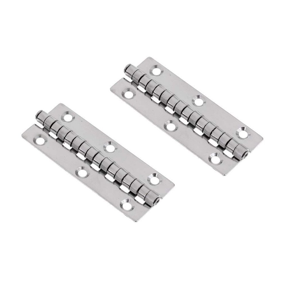 2 Pieces Stainless Steel Universal Marine Boat Yacht Piano Hinge Deck Hatch Cabinet Accessories DaJiKan