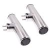Boat Fishing Rod Holder Stainless Steel Adjustable Rod Holder for 7/8" to 1" Fishing Tackle Tube Marine Hardware Accessory DaJiKan (Color : 2Pcs Rod Holder) view 1