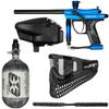 Action Village Kingman Spyder Fenix Insane Paintball Gun Package Kit (Gloss Blue, Tank Size: 68/4500)