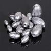 10Pcs Egg Sinkers Fishing Weights Fishing Sinkers Lead Split Shot Fishing Weights Sinkers for Fishing view 1