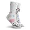 GULTMEE Music Fashion Compression Socks,Pretty Young Girl With Headphones Love,Performance Polyester Cushioned Athletic Crew Socks for Running,Athletic,Multicolor -12 inch view 2