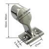 2PCS 316 Stainless Steel Boat Hand Rail Fitting Right End Stanchion 7/8 Inch 1 Inch Heavy Marine Hardware for 22mm and 25mm Tube DaJiKan (Color : 22mm) view 2