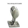 2PCS 316 Stainless Steel Boat Hand Rail Fitting Right End Stanchion 7/8 Inch 1 Inch Heavy Marine Hardware for 22mm and 25mm Tube DaJiKan (Color : 22mm) view 3