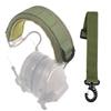 Aekvinks Tactical Headset Cover Advanced Modular Headphone Headband Protection Cover Pad Cushion Fit for All General Tactical Earmuffs Accessories Hook and Loop(Green) view 1