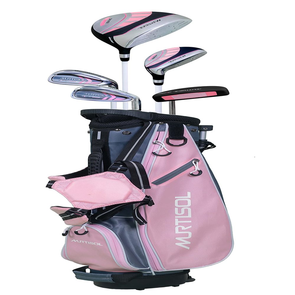 Child's RH Golf Club 5-Piece Set Kids Golf Club Set (11-13 Years Old Pink)