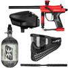 Action Village Kingman Spyder Fenix Insane Paintball Gun Package Kit (Gloss Red, Tank Size: 68/4500)