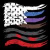 Damdekoli Jiu Jitsu Flag Poster - Wall Art Brazilian Belt Colors - Motivational Martial Arts - BJJ (36 x 60 Inches) view 1