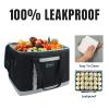 INSMEER Insulated Cooler Bag 65Cans/32 Cans Large Cooler Bag Soft Sided Cooler with Shoulder Strap, Collapsible Leakproof Portable Coolers for Camping/Beach/Food Delivery/Shopping/Outdoor/Picnic view 3