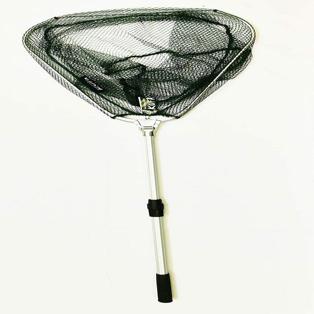 KUFA Sports Fishing Landing net Fishing net Fishing Carry Bags (Medium Telescope Net (Hoop:23x23; Handle:27-47"))