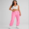 AUTOMET Women's Cinch Bottom Sweatpants Athletic Joggers Lounge Pants with Pockets Light Pink S view 2