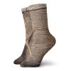 Antlers Funny Compression Socks Women and Men,Deer Antlers On Wood Table Rustic Texture Surface Hunting Season Fall Gathering Art,Best for Circulation,Running,Athletic,Nurse,Travel,Umber -12 inch view 1