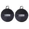 Azarxis Bike Cycling Wheelset Bag Soft Double Wheel Cover Travel Case MTB Mountain Road Bicycle Carry Pack for 700C 650B 26" 27.5" 29" Tire (Black - 2 Pack, for 29 inch wheel) view 1