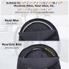 Azarxis Bike Cycling Wheelset Bag Soft Double Wheel Cover Travel Case MTB Mountain Road Bicycle Carry Pack for 700C 650B 26" 27.5" 29" Tire (Black - 2 Pack, for 29 inch wheel) view 4
