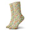 Baby Fashion Compression Socks,Floral With Ladybugs And Butterflies Dotted Background Nature Inspirations,Performance Polyester Cushioned Athletic Crew Socks for Running,Athletic,Multicolor -12 inch view 1