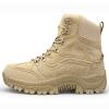 hongrenamz Mens High Hiking Boots Lightweight Outdoor Trekking Camping Shoes Sand-EU45/US11 view 1