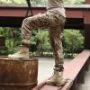 hongrenamz Mens High Hiking Boots Lightweight Outdoor Trekking Camping Shoes Sand-EU45/US11 view 4